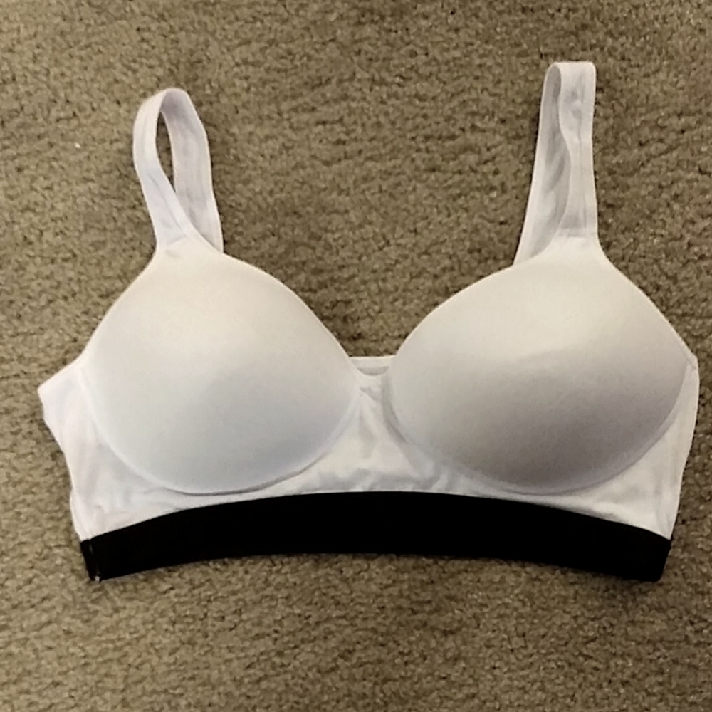 White sports bra
